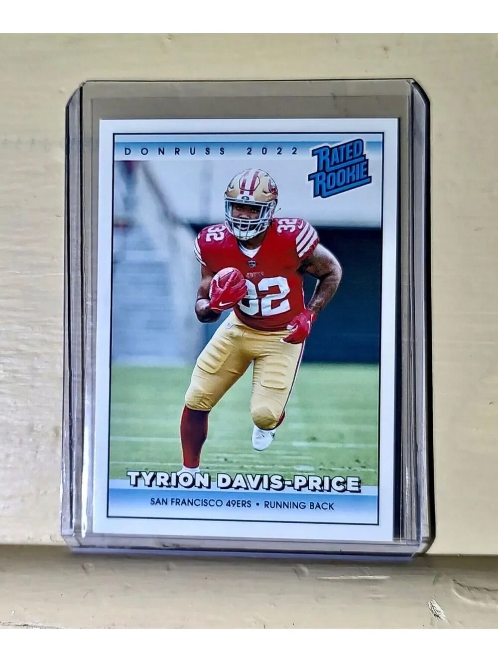Tyrion Davis-Price 2022 NFL Panini #27 Rated Rookie Retro Football Card 1/4094